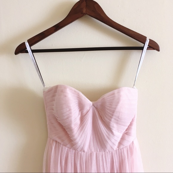 BHLDN Annabelle Jenny Yoo Collection Blush Pink XS - Picture 3 of 7